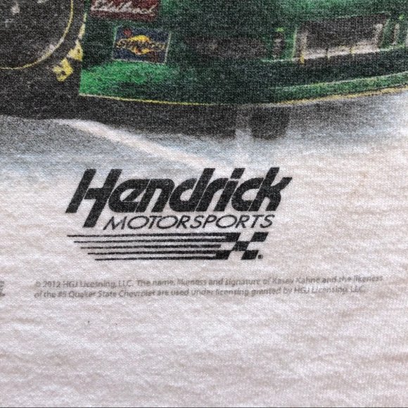 Kasey Kahne NASCAR 2012 Print T-Shirt M Chase Auth - Picture 4 of 8